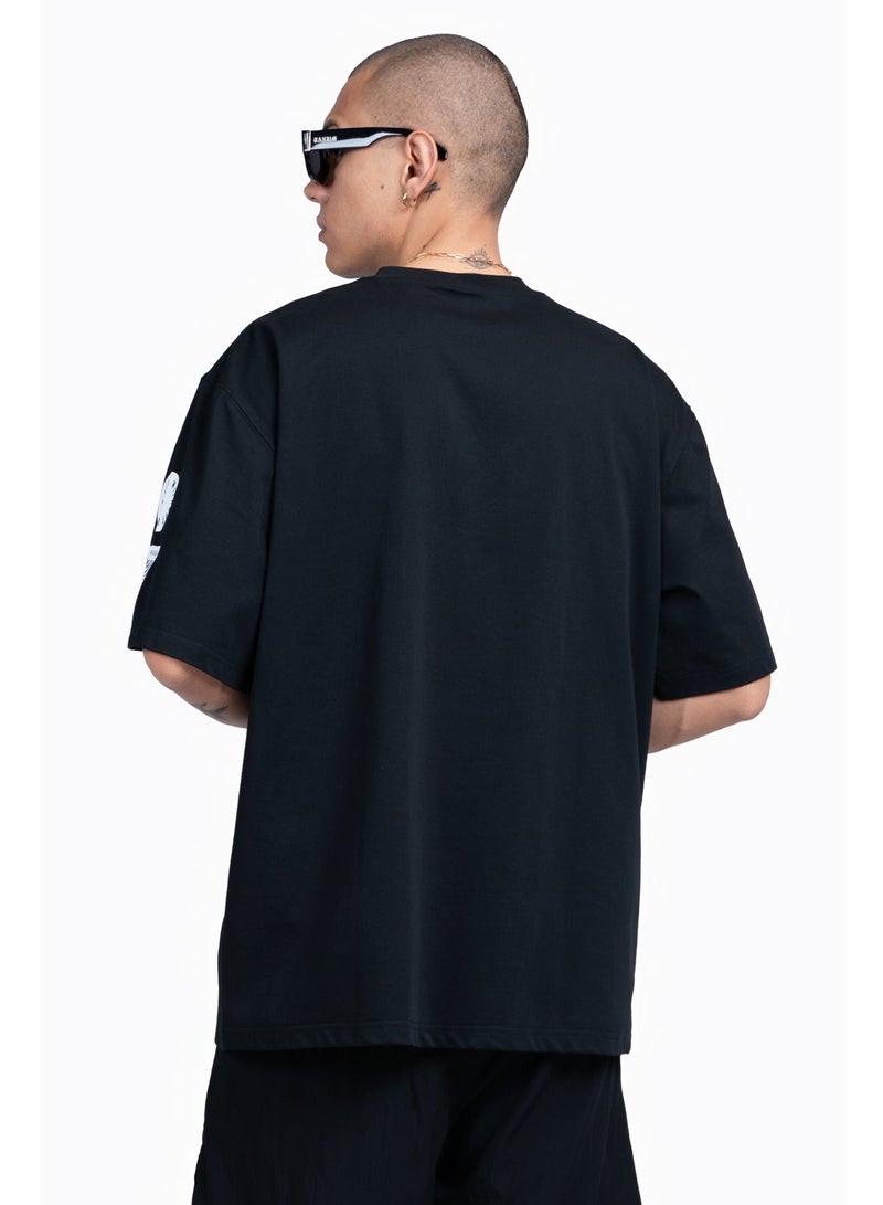 تنجيم سكواد تي شيرت خوذة سباق تي إس - أسود - Image 2