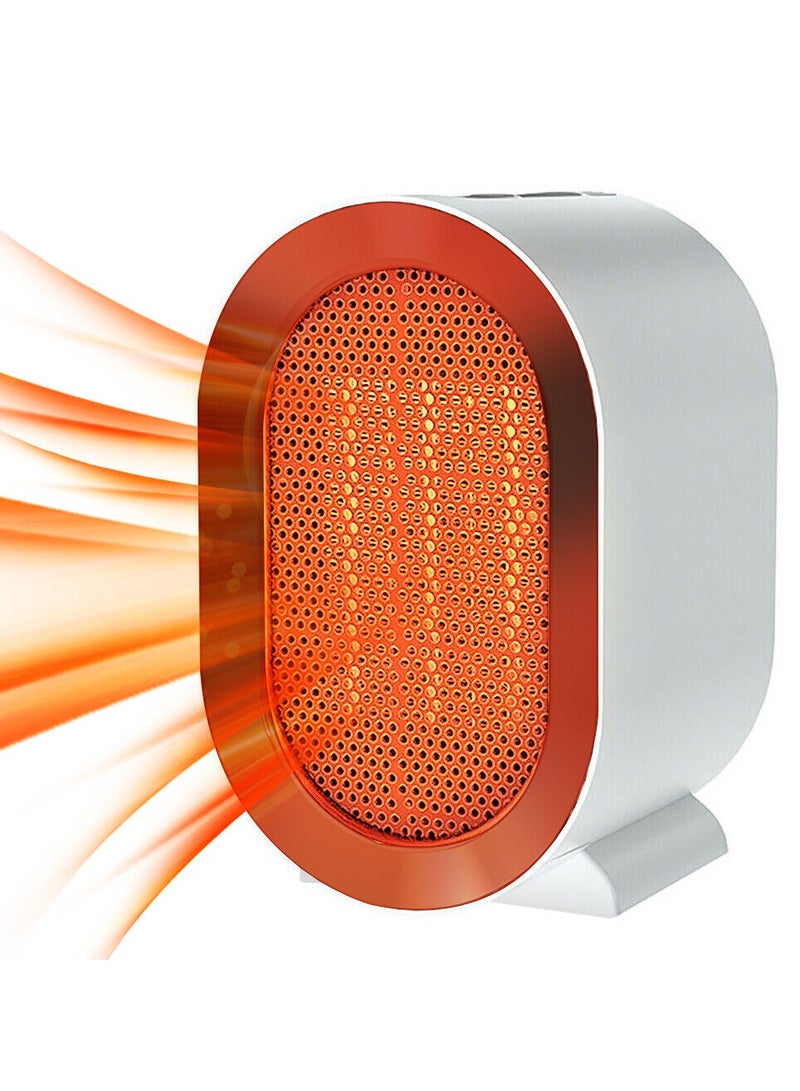 DubaiGallery 1200W Ceramic Heater, Portable Electric Heater Fan Heaters for Home, Low Energy Fan Heater with 2 Heat Setting, Silent & Overheat Protection Electric Room Heater Bedroom Living Room Office - Image 1