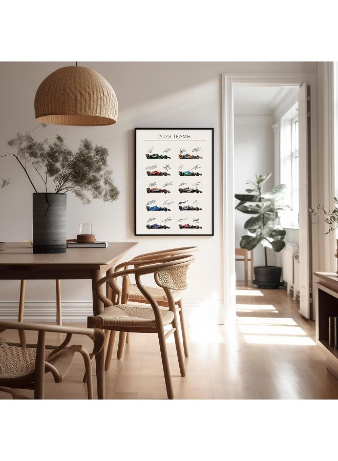 Poster Master 2023 Car Racing Poster - Race Car Print - Sports Car Racing Art - Gift for Men, Women & Car Enthusiast - Great Wall Decor for Garage, Living Room or Office - 11x14 UNFRAMED Wall Art - Image 5
