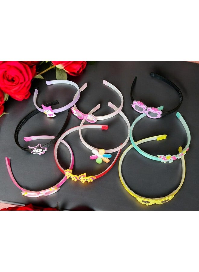 NEOBABY Multiple Cartoon Hairbands For Girls & Women's | Funny Hair Accessories for Baby Kids Headbands (Pack of 4 /Random Design) - Image 5
