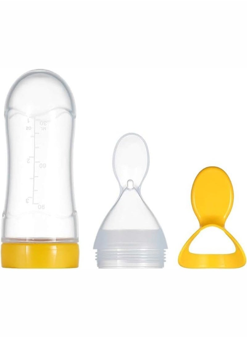 BLOOMING TIME Ultra-Soft Silicone Body Baby Food Dispensing Spoon With Special Head And Dust Cover  - Image 2