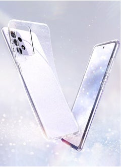 Spigen Liquid Crystal Glitter for Samsung Galaxy A72 Case Cover - Crystal Quartz  - Image 2