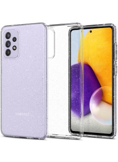 Spigen Liquid Crystal Glitter for Samsung Galaxy A72 Case Cover - Crystal Quartz  - Image 1