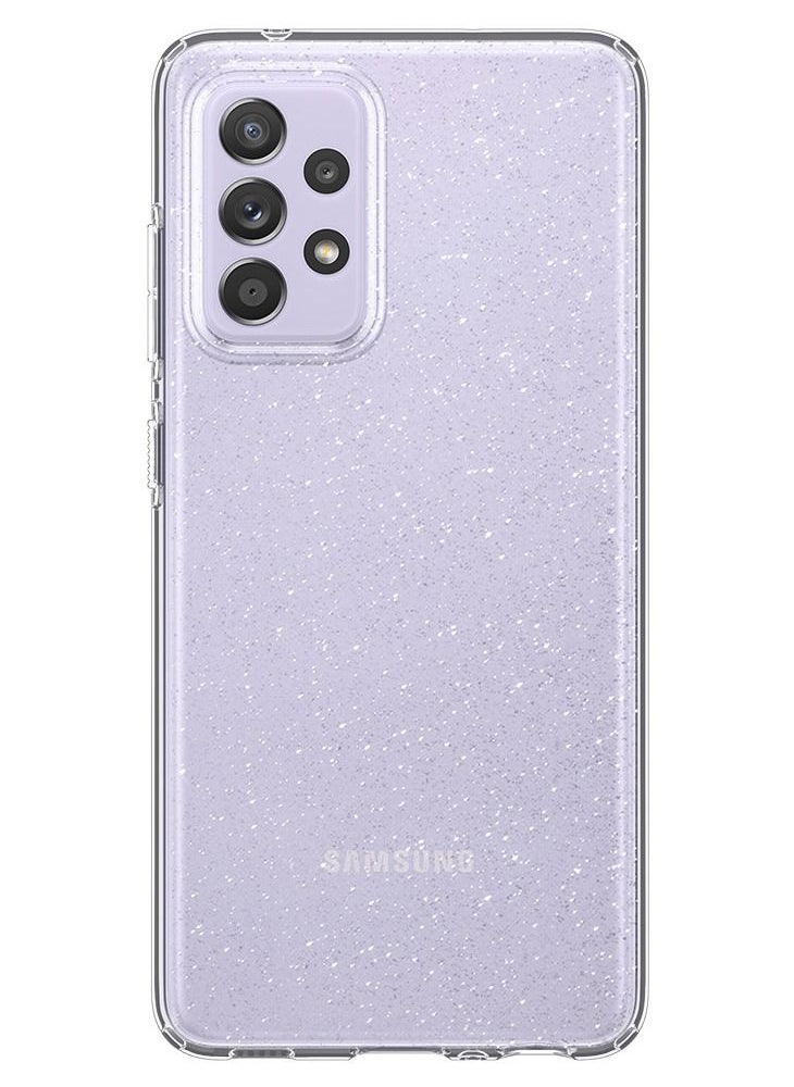 Spigen - Liquid Crystal Glitter for Samsung Galaxy A72 Case Cover - Crystal Quartz - Image 1