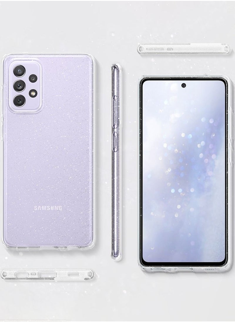 Spigen - Liquid Crystal Glitter for Samsung Galaxy A72 Case Cover - Crystal Quartz - Image 1