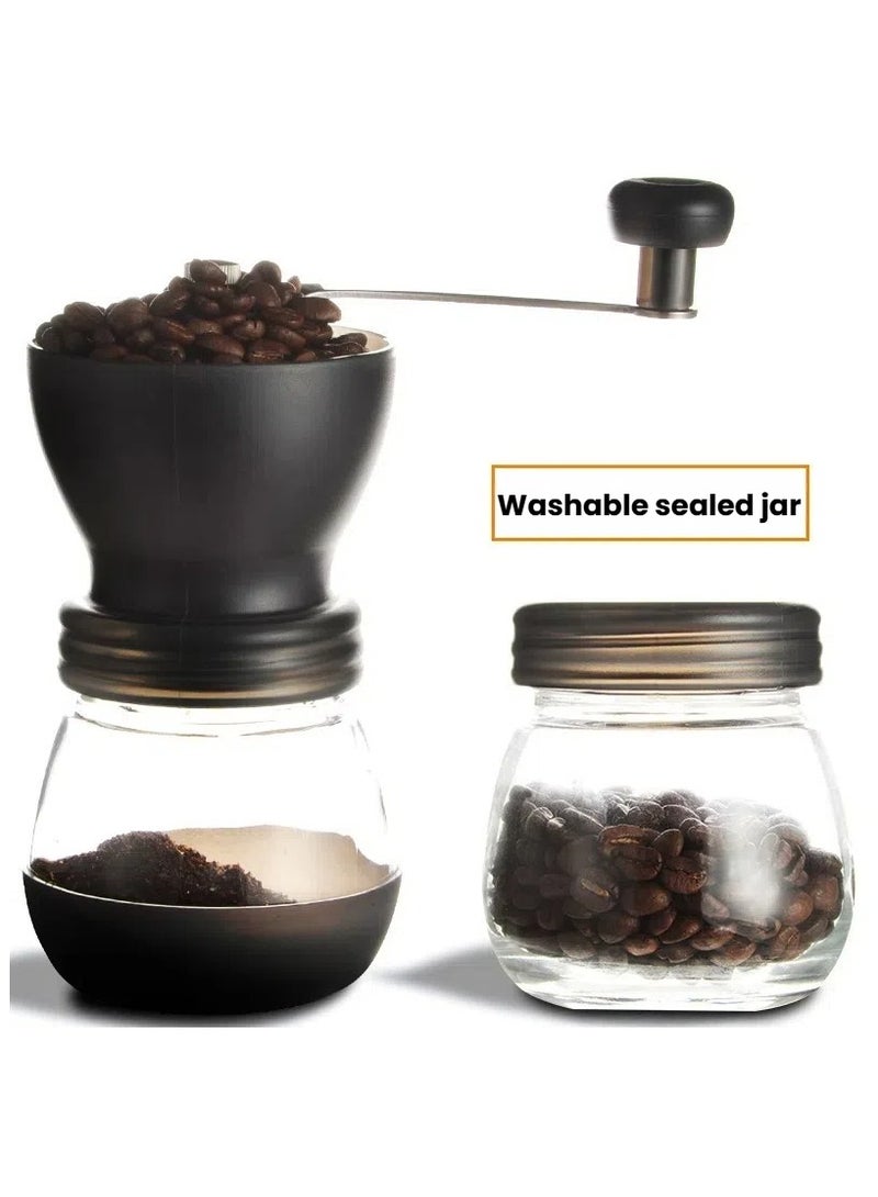 general Washing grinder hand crank coffee machine coffee bean grinder household crushing grinder can be fed - Image 3