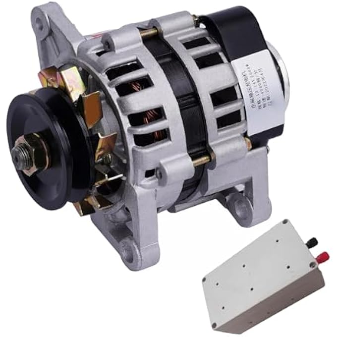 OLONETO 2000W 12V/24V/36V/48V/60V/72V High Power Permanent Magnet DC Generator With Voltage Stabilization Pure Copper Wire Permanent Magnet Generator Copper Wire(72V) - Image 1