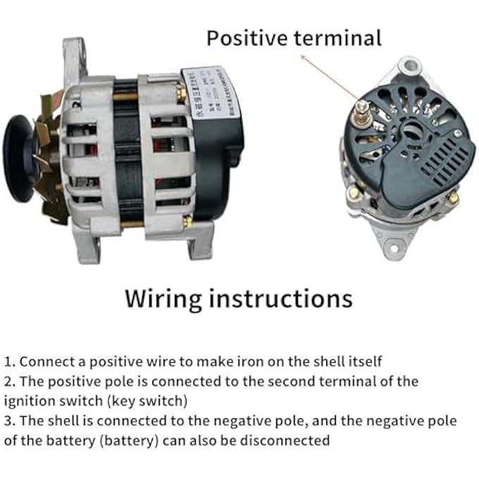 OLONETO 2000W 12V/24V/36V/48V/60V/72V High Power Permanent Magnet DC Generator With Voltage Stabilization Pure Copper Wire Permanent Magnet Generator Copper Wire(72V) - Image 5