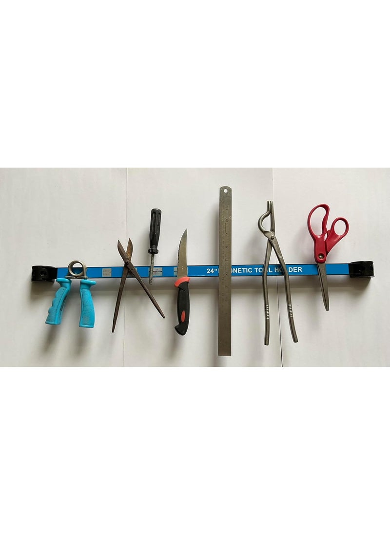 Generic Magnetic Tool Rack 24 Inch Set of 1 Magnetic Tool Holder For Efficient Storage of Tools With Screws for Installation  - Image 1
