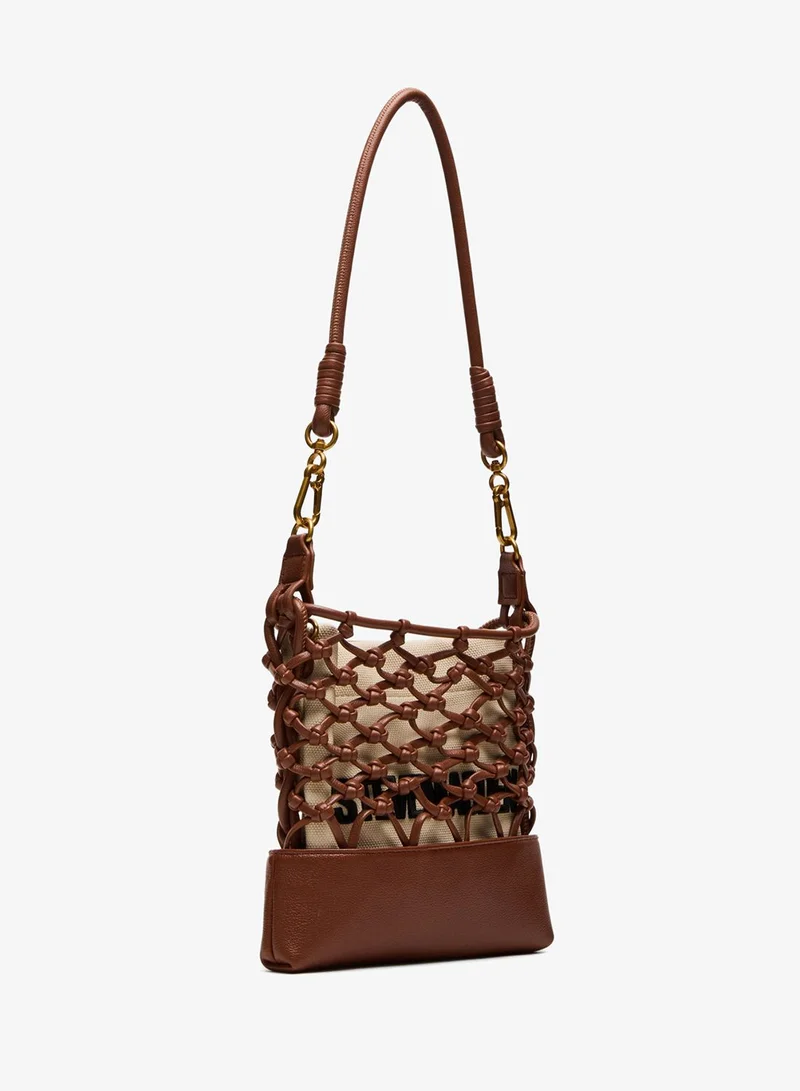 ستيف مادن BARDA Textured Shoulder Bag