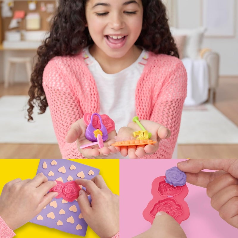 Play-Doh 0Barbie Flowers and Florals Accessory Pack with 4 Pattern Sheets and 8 Fashion Accessories - Image 4