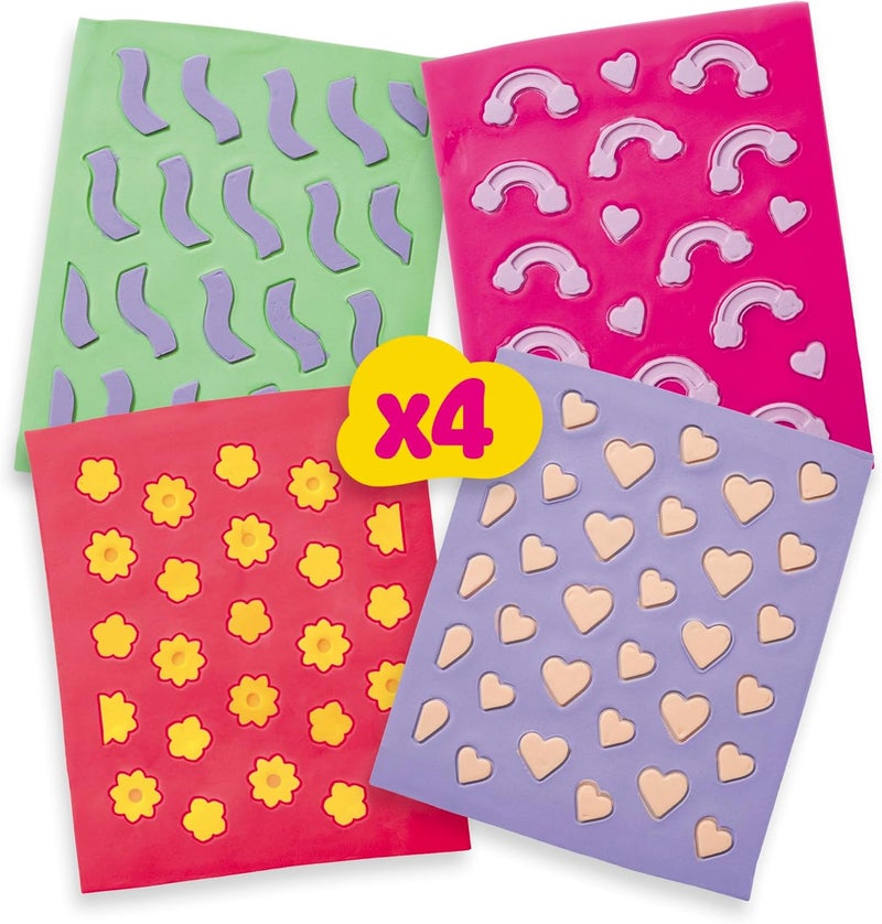 Play-Doh 0Barbie Flowers and Florals Accessory Pack with 4 Pattern Sheets and 8 Fashion Accessories - Image 5