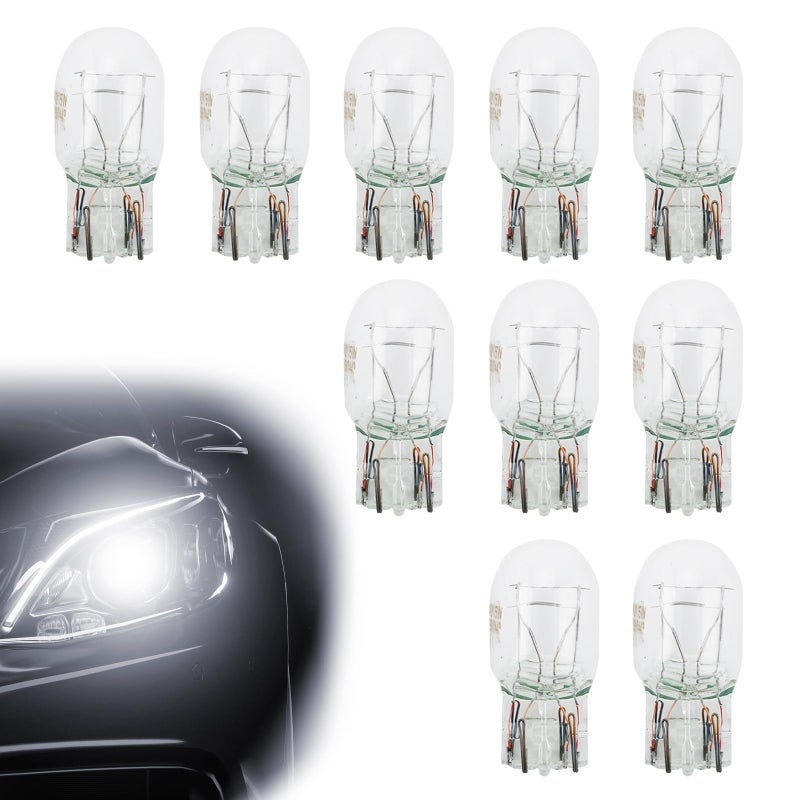 vvag 10 PCS 7443 Brake Light BulbT20 Automotive Light Bulb 7443A Miniature Bulb 12V 215W Ultrabright Turn Signal Light Replacement for CarsTrucksSUVs 7443 - Image 3