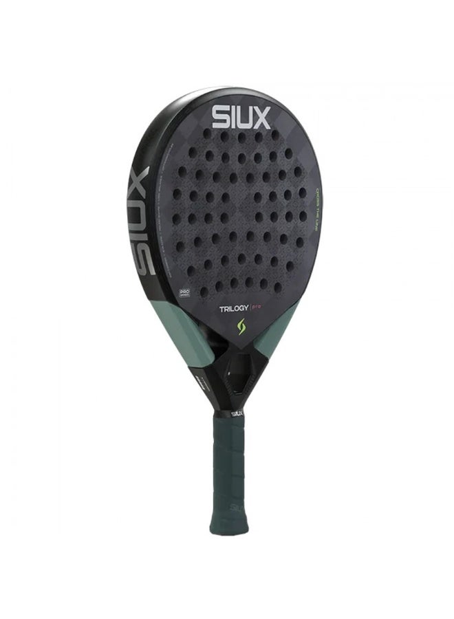 SIUX مضرب بادل تريلوجي برو نوار فوج 2026 - مضرب تحكم من ألياف الكربون مع قلب من مادة EVA، شكل دائري، سطح دوران ثلاثي الأبعاد للاعبين المحترفين - Image 3