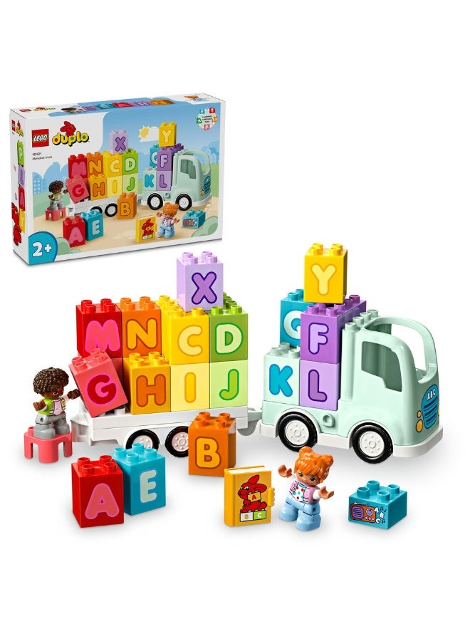 LEGO DUPLO Town Alphabet Truck Toddler Learning Toy 10421 (Age 2+, 36 Pieces) - Image 1