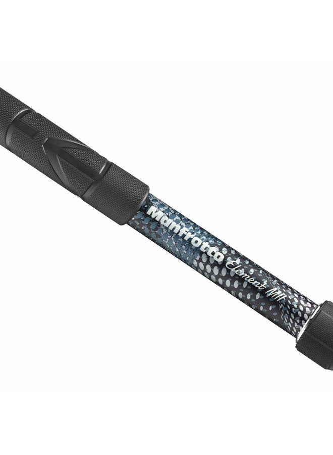Manfrotto Element MII MMELMIIA5BK, Lightweight 5-Section Aluminium Travel Camera Monopod, with Wrist Strap, Rubber Grip, Twist Locks, Load up 15kg, for Compact Cameras, Mirrorless, DSLR,Black - Image 5