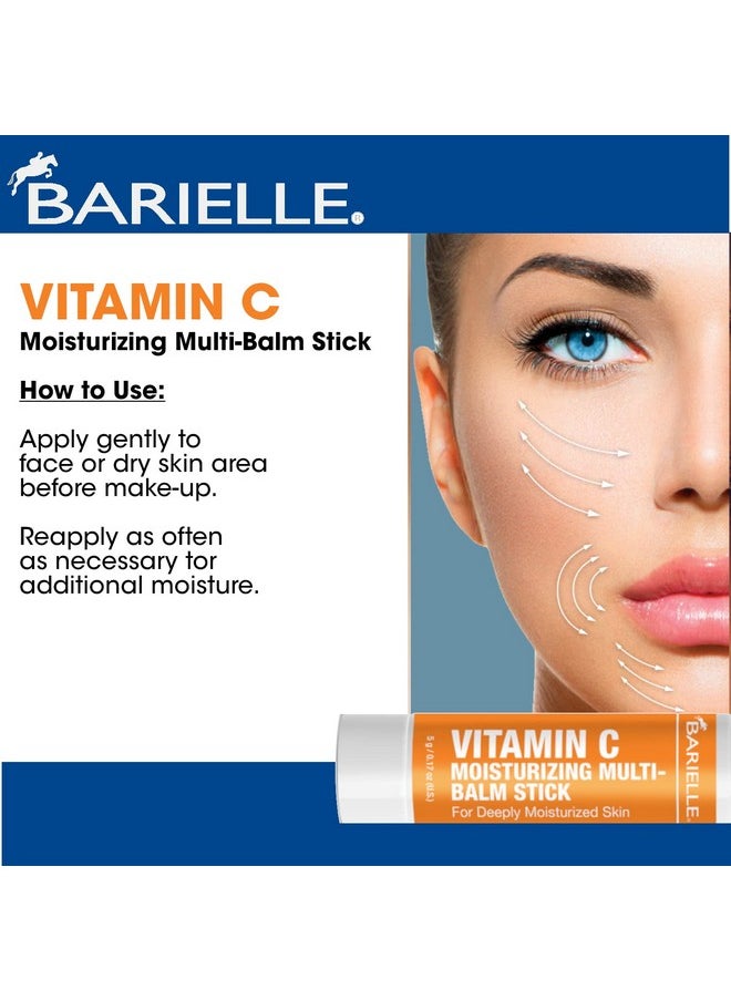 BARIELLE Vitamin C Moisturizing Balm Stick For Deeply Moisturized Skin Facial Treatment Stick Travel Size  - Image 3