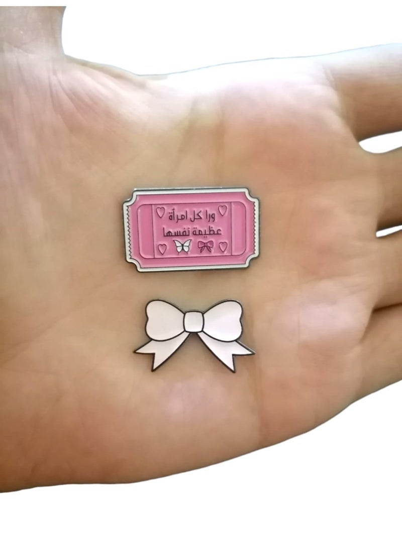 Beautiful stickers for girls, suitable for all types of mobile phones, two pieces. - Image 1