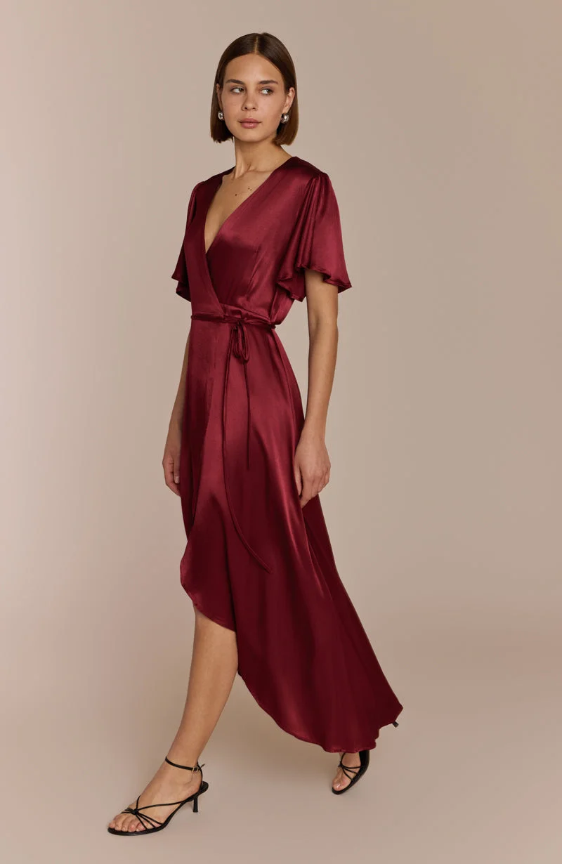 Florence Waterfall Hem Dress