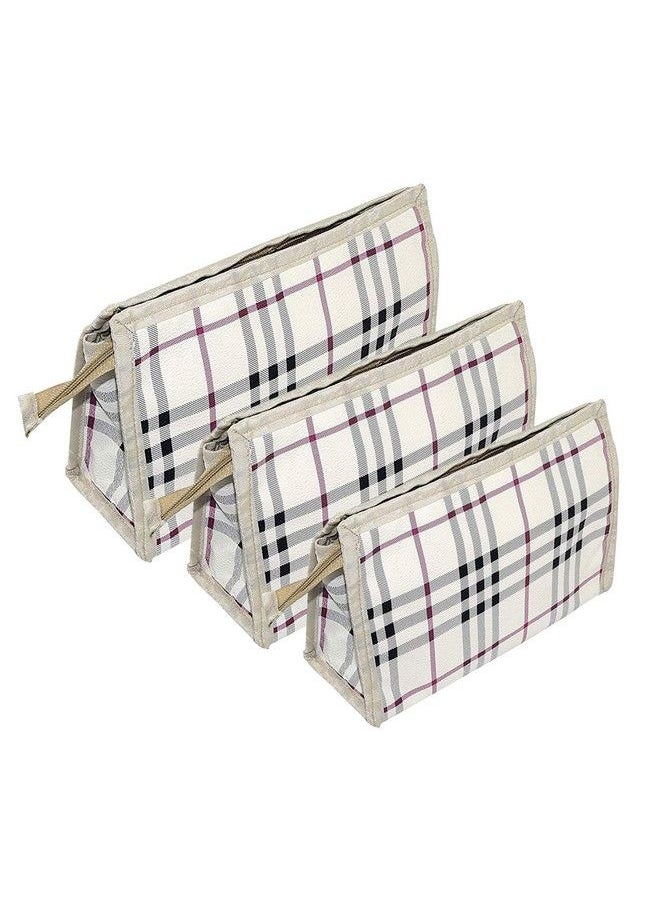 atorakushon Multipurpose Makeup Kit Bag Pouches Jewelry Travel Pouch Toiletry Shaving Cosmetic Organizer Set Of 3  - Image 2