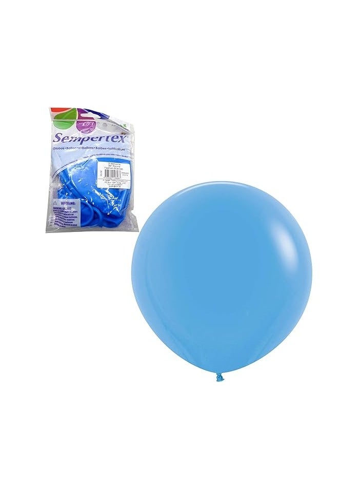 سيمبرتكس مجموعة بالونات ملونة متنوعة من الألوان النابضة بالحياة المختلفة مثالية لأعياد الميلاد وحفلات الزفاف والاحتفالات، بالونات لاتكس متينة للمتعة وديكورات المناسبات الاحتفالية (أزرق) - Image 4