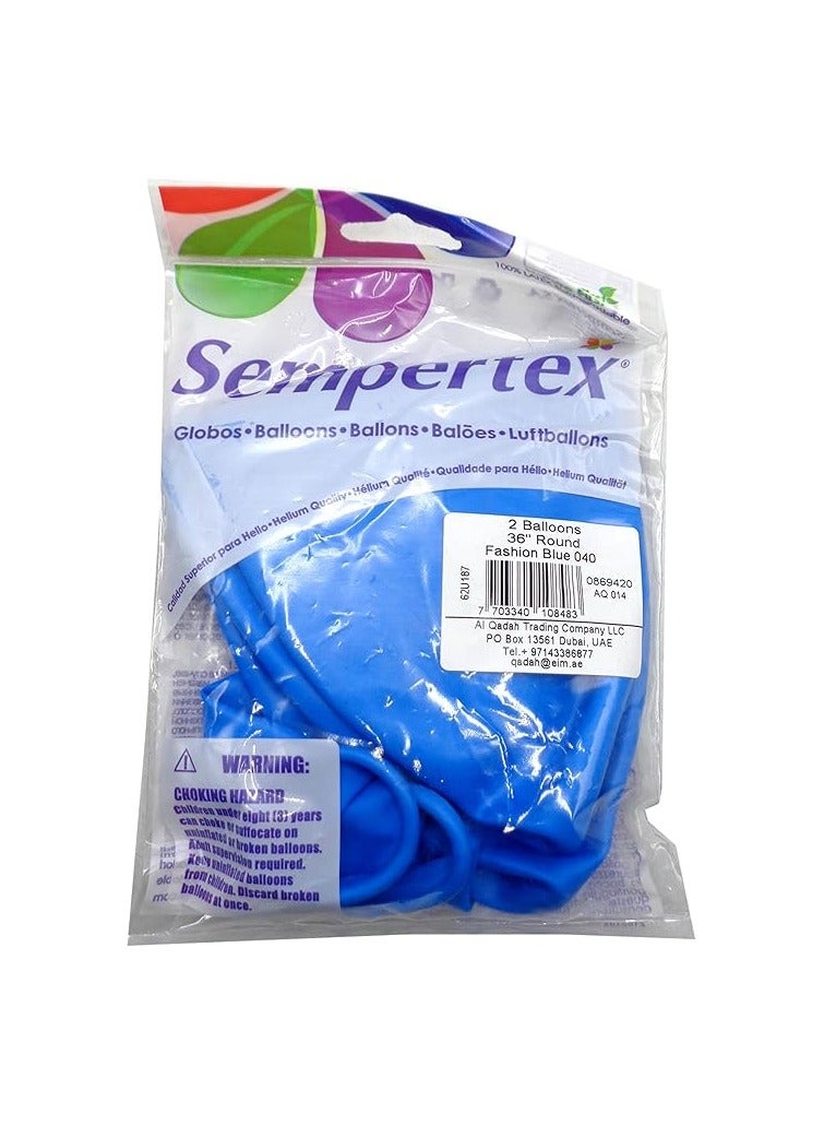 سيمبرتكس مجموعة بالونات ملونة متنوعة من الألوان النابضة بالحياة المختلفة مثالية لأعياد الميلاد وحفلات الزفاف والاحتفالات، بالونات لاتكس متينة للمتعة وديكورات المناسبات الاحتفالية (أزرق) - Image 5