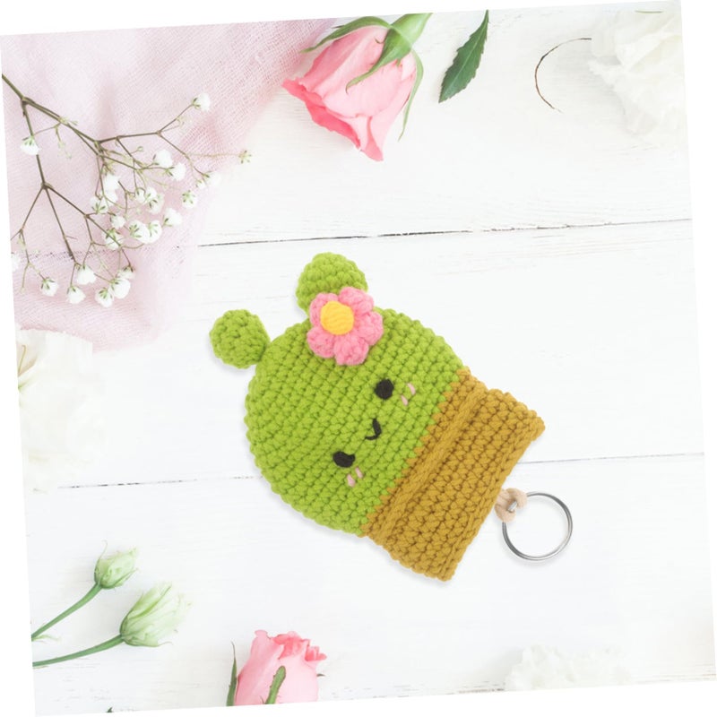 Cactus Key Holder Cartoon Key Case Portable Car Key Storage Sleeve Lightweight - Image 5