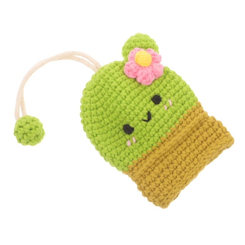 Cactus Key Holder Cartoon Key Case Portable Car Key Storage Sleeve Lightweight - Image 2