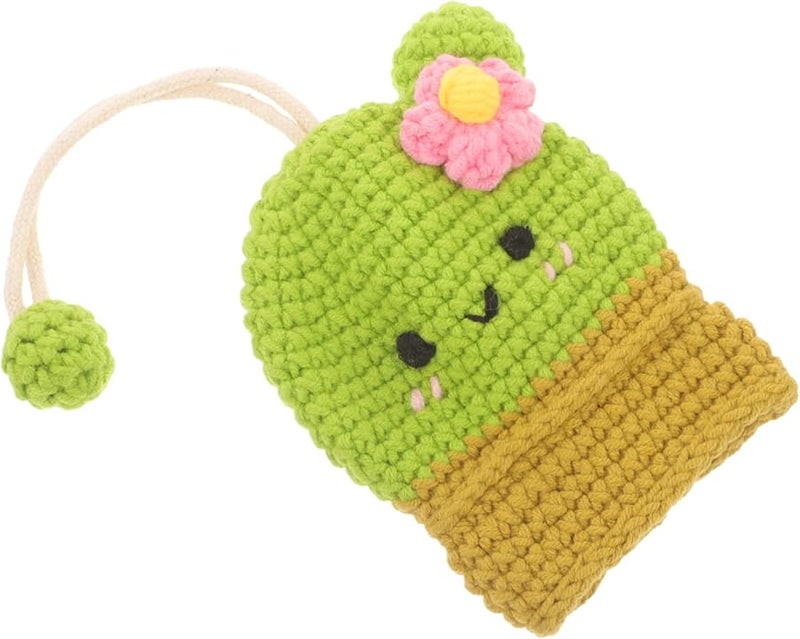 Cactus Key Holder Cartoon Key Case Portable Car Key Storage Sleeve Lightweight - Image 1