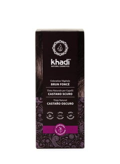 Khadi khadi Ayurvedic Natural Hair Color, 100% herbal, vegan, PPD & chemical free, certified natural cosmetics for healthy hair (DARK BROWN, 1 Pack (1 x 3.5oz))  - Image 2