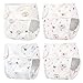 Pedolltree Reborn Baby Dolls Diapers 4Piece Pack Fit for 1724 inch Reborn DollsRealistic Newborn Baby Doll Clothes Reusable Washable - Image 2