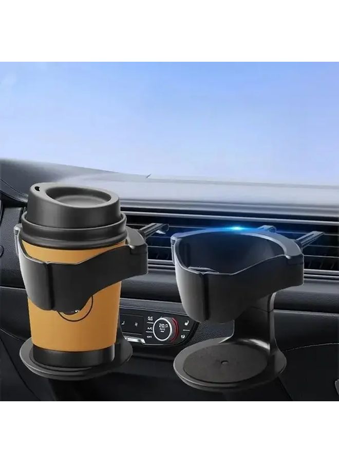 Black Car Air Vent Drink Cup Holder Multifunctional Bottle Stand Ashtray Auto Accessory - Image 3