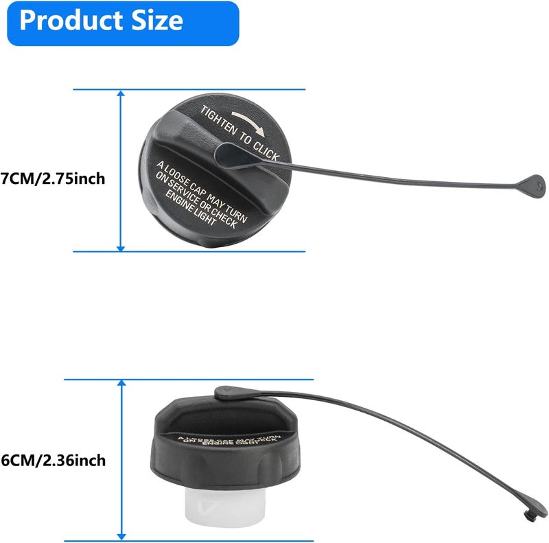 keriolee Gas Cap Replacement for Chrysler and Jeep Models - Image 4