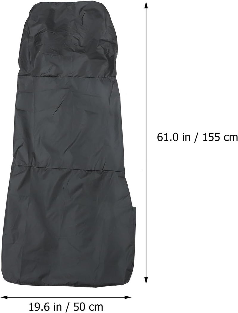 Universal Car Seat Cover 2pcs Full Black Vehicle Seat Protector Waterproof Suitable for Cars and Trucks - Image 2