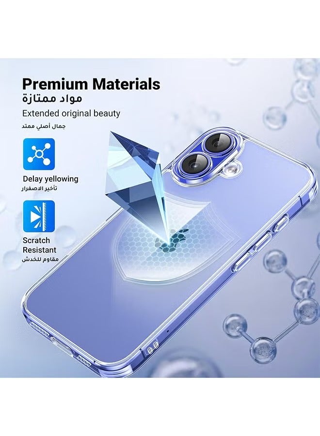 iPhone 16 Clear Case Cover, Ultra Thin Silicone Shockproof Back Cases Transparent Protective Phone Case, Anti-Yellowing&Anti-Scratch,  Waterproof, Dirt & Oil Proof Covers - Crystal Clear - Image 3