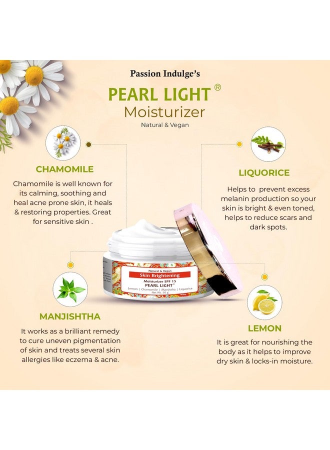 Passion Indulge Skin Lightening Combo with Natural Pearl Light Cleanser 100ml & Pearl Light Moisturizer 50gm - Image 2