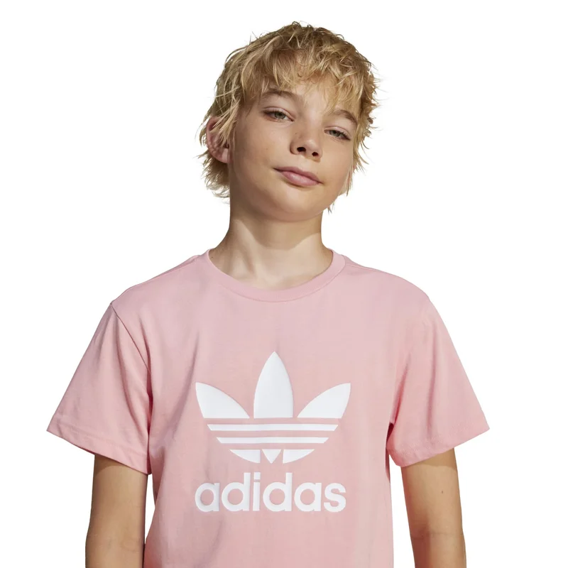 Adidas TREFOIL TEE Pink Originals Kids T-SHIRTS