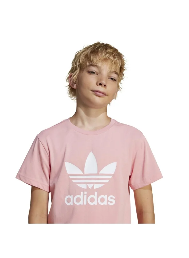 Adidas TREFOIL TEE Pink Originals Kids T-SHIRTS