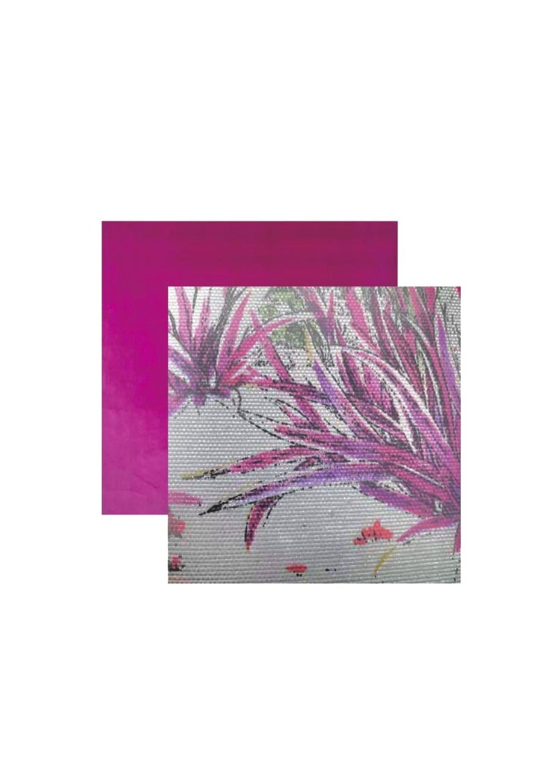 Pink Garden Artistic Cushion Cover with Edges - Image 2