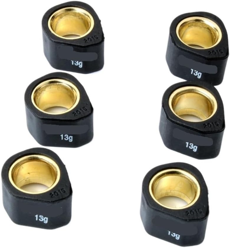 Motorcycle 6PC Racing Variator Roller Weights 20x15mm 8g 10g 13g 15g 19g Fit For NES PCX SH CH150 125cc 150cc(20x15mm 13g) - Image 1