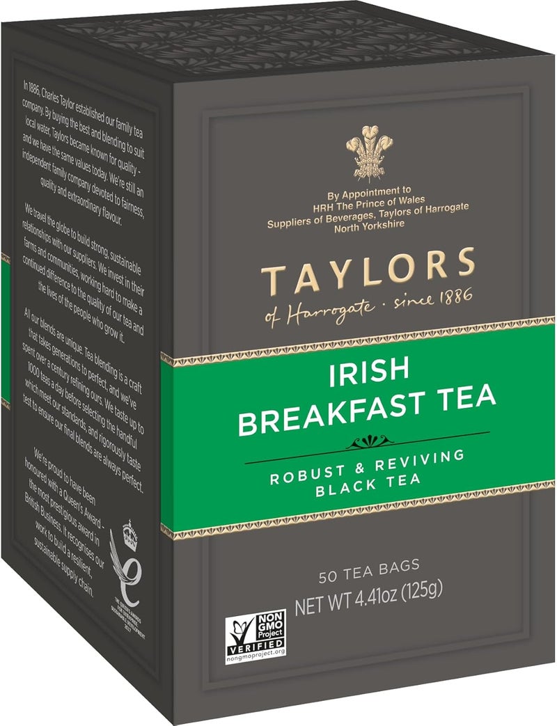 Taylors of Harrogate Irish Breakfast Tea - 50 Teabags - Image 2