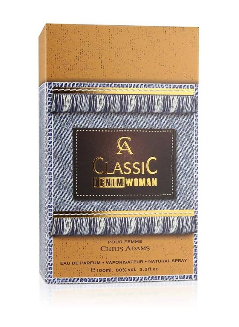 Chris Adams Classic Denim Woman Eau De Parfume 100 ML  - Image 2