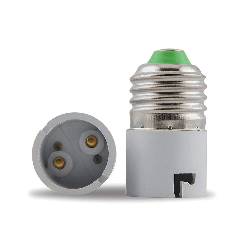 Whiteray Plastic E27 to B22 Screw Base Socket Lamp Holder and Light Bulb Adapter (White) Pack of 2 Pieces - Image 4