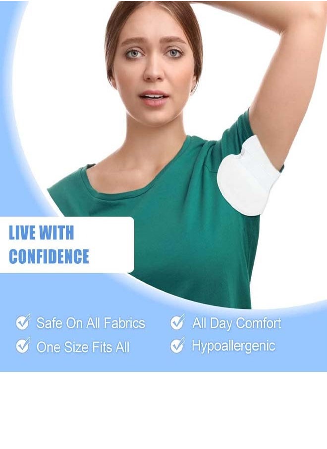 Generic - Underarm Sweat Patch, Disposable Nonwoven Anti-Sweat, Comfortable and Relaxing,Soft and Breathable, Invisible Design, Unisex White (40 Pieces White) - Image 1