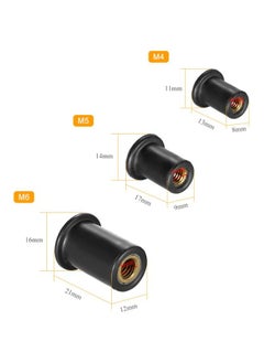 NIBEMINENT 6-Piece Kayak Rubber Well Nut Set 8x4x1.5cm  - Image 3