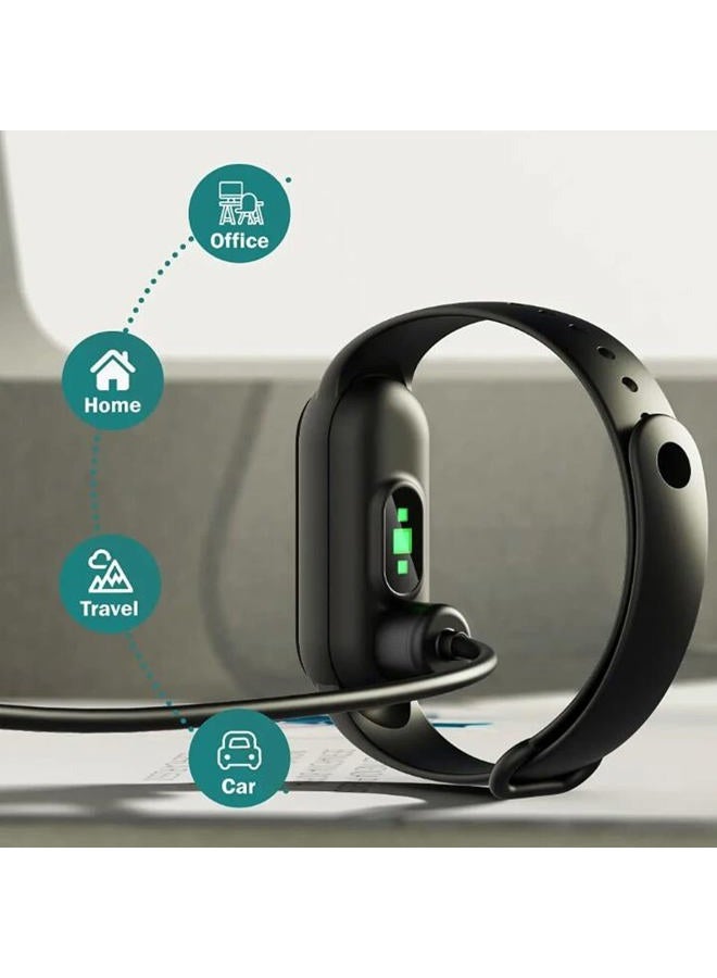 Sanpyl شاحن متوافق مع باند 5، لجهاز شاومي مي باند 5 6 7 5NFC 6NFC، كابل استبدال شحن مغناطيسي USB، 1م / 3.3قدم - Image 2
