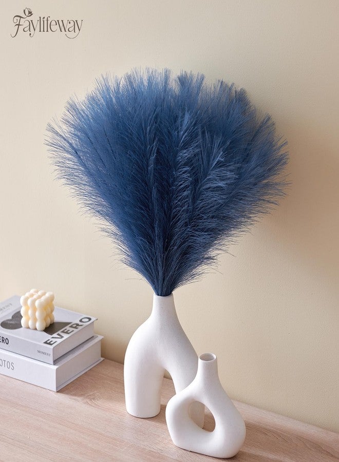 Faylifeway Artificial Pampas Grass Blue 50PCS - Image 2