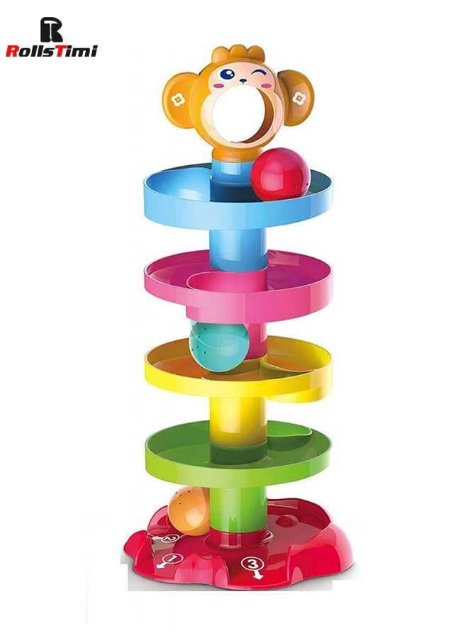 RollsTimi  Ball Drop Rolling & Swirling Tower Ramp for Baby and Toddlers.Builds Hand & Eye CoOrdination- for Children Above 12 Month - Image 2