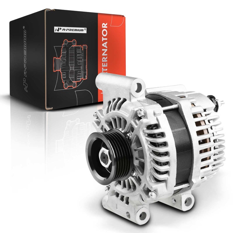 A-Premium Alternator for Ford Escape, Fusion, Mazda Tribute, Mercury Mariner & Milan - 12V 150Amp, Clockwise, 6-Groove Pulley