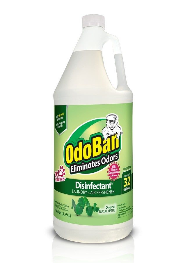 OdoBan Disinfectant Concentrate and Odor Eliminator, Made in the USA, Original Eucalyptus Scent, 1 Gallon - Image 1